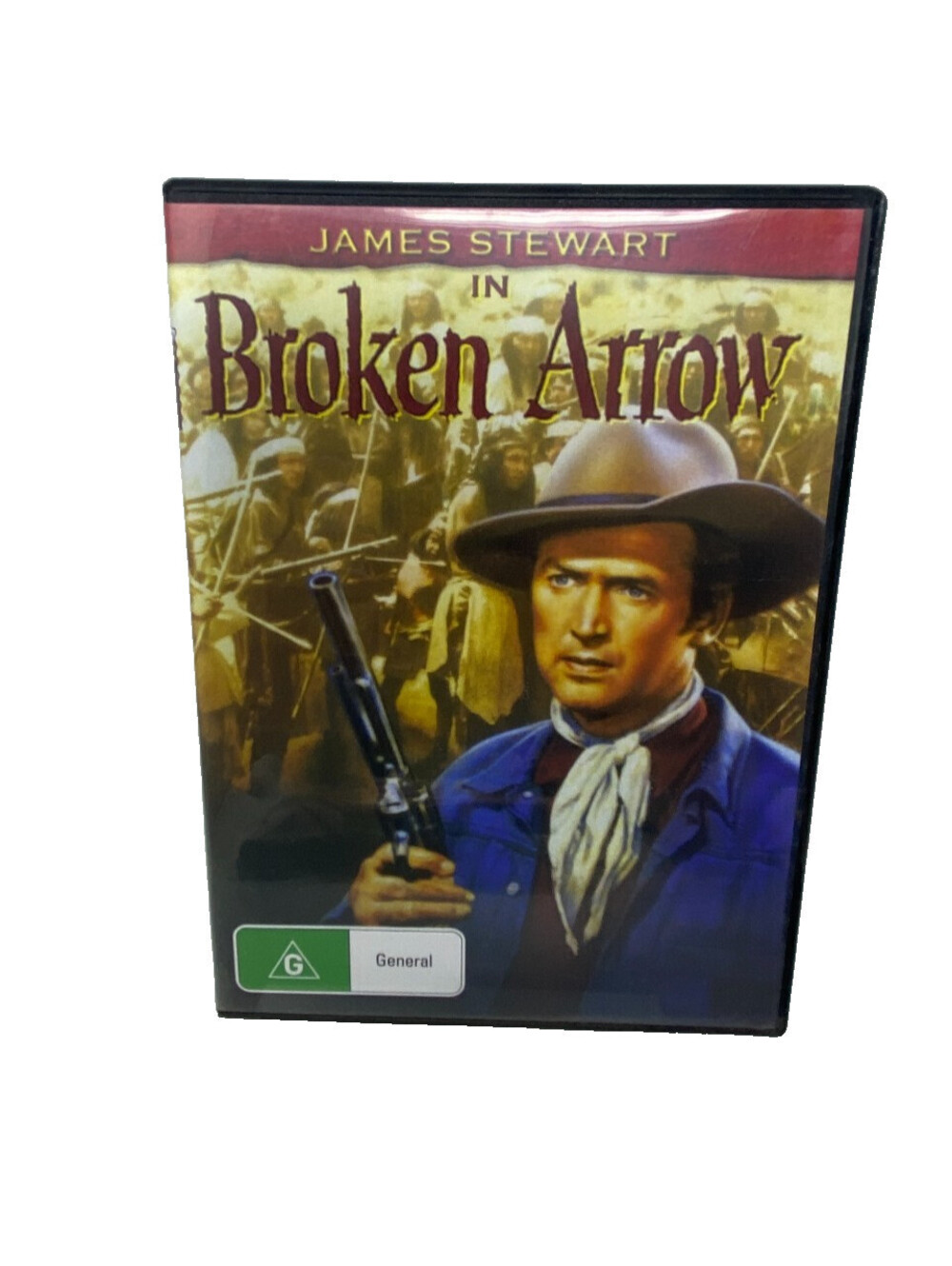 Broken Arrow DVD 1950 James Stewart Jeff Chandler Debra Paget Western PAL Import